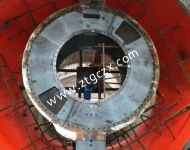 建設中的安居電站機組安裝照片